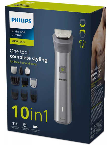 Philips Multigroom Seria 5000 Mg5920/15 10W1: Twarz, Włosy I Ciało