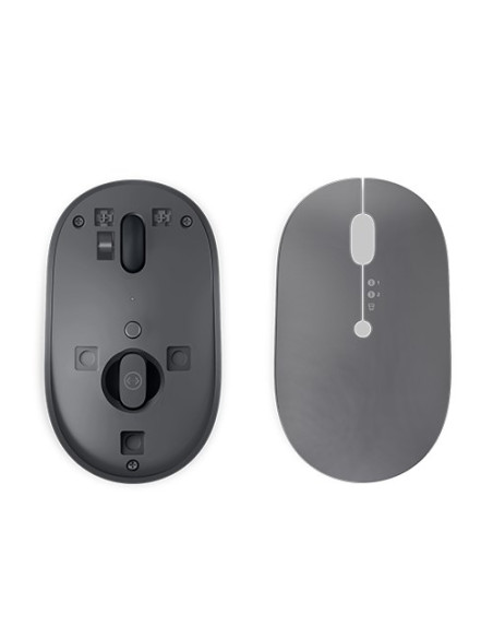 Lenovo Go Wireless Multi Device Myszka Oburęczny Rf Wireless + Bluetooth + Usb Type-A Optyczny 2400 Dpi