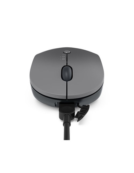 Lenovo Go Wireless Multi Device Myszka Oburęczny Rf Wireless + Bluetooth + Usb Type-A Optyczny 2400 Dpi