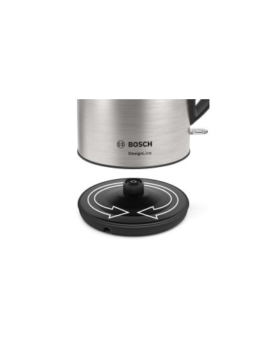 Bosch Twk3P420 Czajnik Elektryczny 1,7 L 2400 W Czarny, Stal Nierdzewna