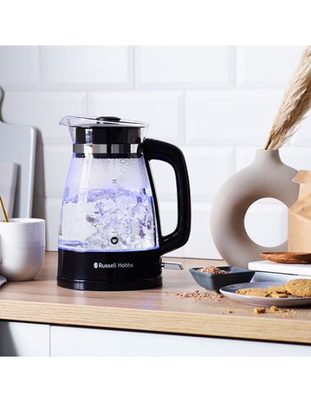 Russell Hobbs 26080-70 Czajnik Elektryczny 1,7 L 2400 W Czarny, Przezroczysty