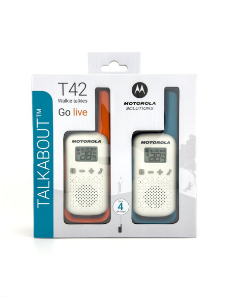 Motorola Radiotelefon T42 2-Pak Pomar-Nieb