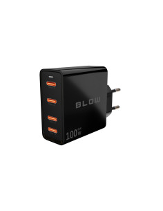 Blow Ładowarka Sieciowa Gniazdo Usb-Cx4 Pd 100W Gan Czarna 2