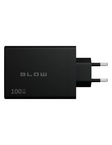 Blow Ładowarka Sieciowa Gniazdo Usb-Cx4 Pd 100W Gan Czarna