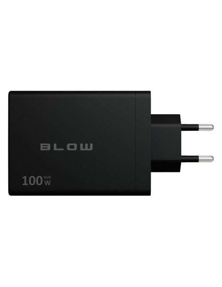 Blow Ładowarka Sieciowa Gniazdo Usb-Cx4 Pd 100W Gan Czarna