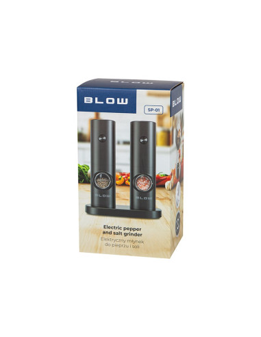 Blow Elektryczny Młynek Do Soli I Pieprzu Z Okienkiem Sp-01
