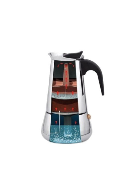 Kawiarka Na 6 Filiżanek Mr-1660-9 -Black Maestro