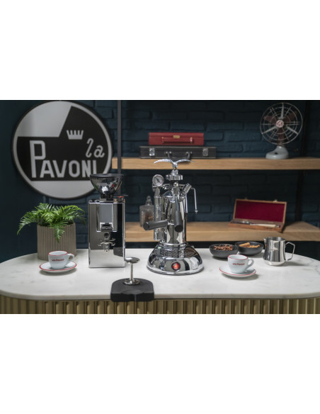 La Pavoni Ekspres Do Kawy Dźwignia Ręczna Milano Srebrny