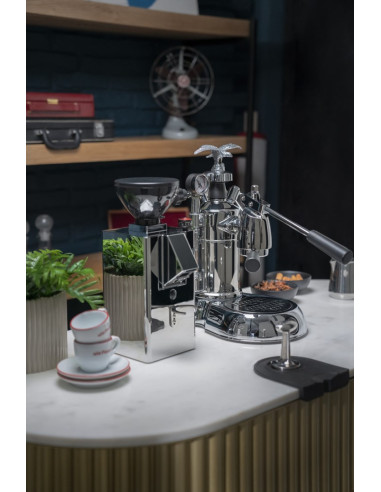 La Pavoni Ekspres Do Kawy Dźwignia Ręczna Milano Srebrny