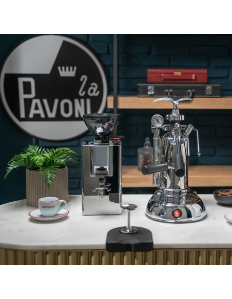 La Pavoni Ekspres Do Kawy Dźwignia Ręczna Milano Srebrny