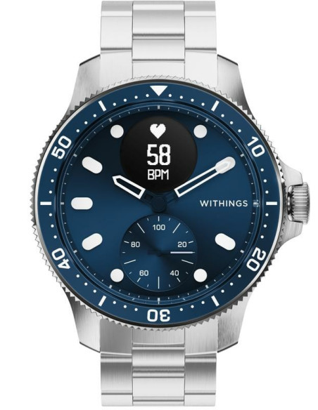 Zegarek Withings Scanwatch Nova -Älykello, 42 Mm, Sininen