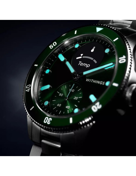 Zegarek Withings Scanwatch Nova - Zegarek Z Funkcją Ekg, Pomiarem Pulsu, Spo2 I Temperatury Oraz Mierzeniem Aktywności Fizycznej