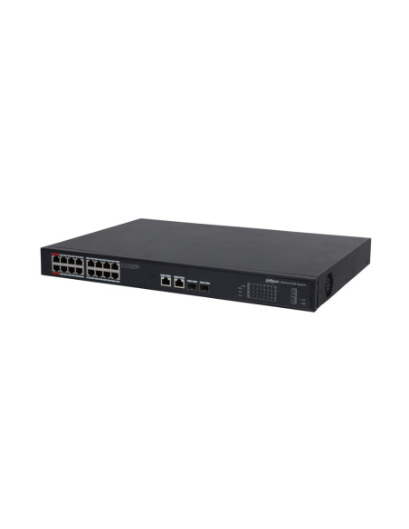 Dahua Technology Poe Dh-Pfs3220-16Gt-190 Przełącznik Sieciowy Nie Zarządzany L2 Gigabit Ethernet (10/100/1000) Obsługa Poe 1U Cz