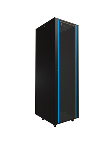 Extralink Szafa Rack 42U 600X800 Czarna Stojąca