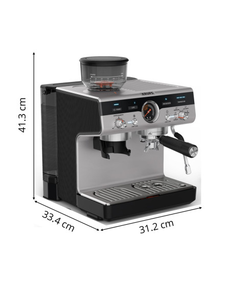 Krups Precision Xp801T10 Ekspres Do Kawy Półautomatyczny Ekspres Do Espresso 3 L
