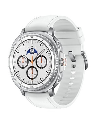 Samsung Galaxy Watch 8 Classic 3,3 Cm (1.3") Amoled 46 Mm Cyfrowy 438 X 438 Px Ekran Dotykowy Srebrny Wi-Fi Gps