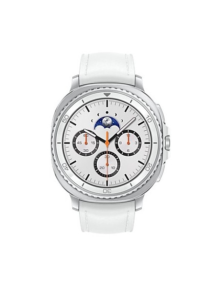 Samsung Galaxy Watch 8 Classic 3,3 Cm (1.3") Amoled 46 Mm Cyfrowy 438 X 438 Px Ekran Dotykowy Srebrny Wi-Fi Gps