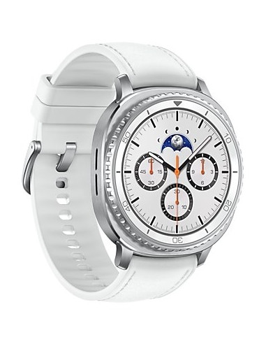 Samsung Galaxy Watch 8 Classic 3,3 Cm (1.3") Amoled 46 Mm Cyfrowy 438 X 438 Px Ekran Dotykowy Srebrny Wi-Fi Gps