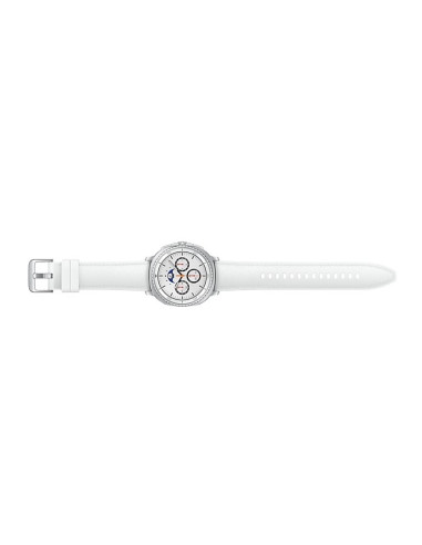 Samsung Galaxy Watch 8 Classic 3,3 Cm (1.3") Amoled 46 Mm Cyfrowy 438 X 438 Px Ekran Dotykowy Srebrny Wi-Fi Gps
