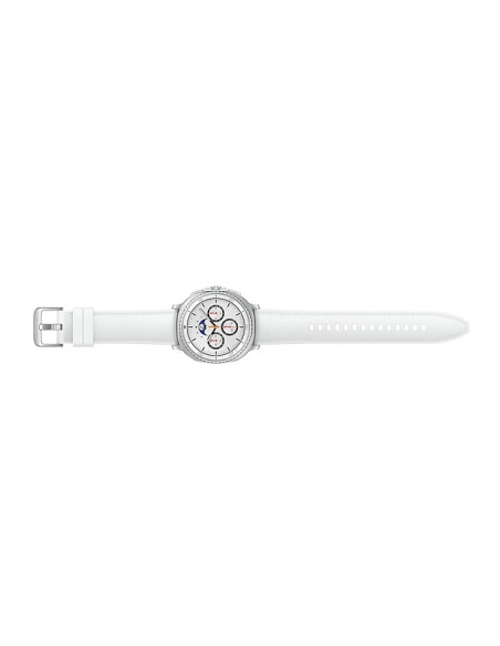 Samsung Galaxy Watch 8 Classic 3,3 Cm (1.3") Amoled 46 Mm Cyfrowy 438 X 438 Px Ekran Dotykowy Srebrny Wi-Fi Gps