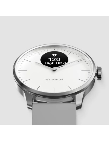Zegarek Withings Scanwatch Light Oled 37 Mm Hybrydowy Złoty