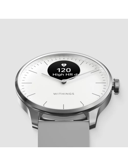 Zegarek Withings Scanwatch Light Oled 37 Mm Hybrydowy Złoty