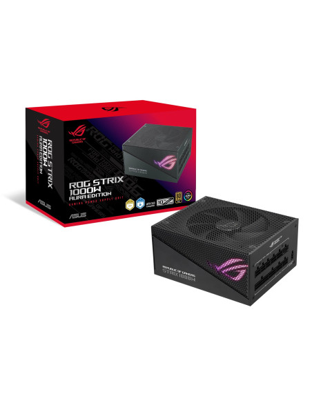 Asus Rog Strix 1000W Gold Aura Edition Moduł Zasilaczy 20+4 Pin Atx Atx Czarny
