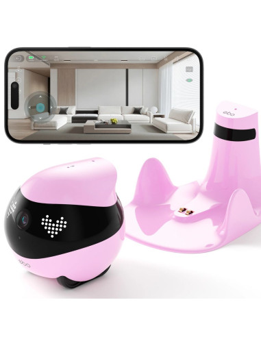 Domowy, Mobilny Robot Monitorujący Enabot Ebo Air 2 (Różowy)