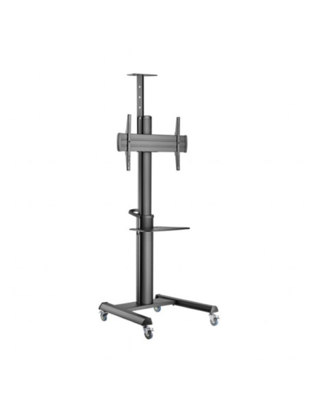 Gembird Tvs-70T-02 Aluminiowy Stojak Pod Telewizor Mobilny Z Kółkami, 37" - 70", Czarny