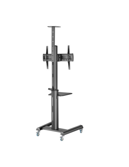 Gembird Tvs-70T-02 Aluminiowy Stojak Pod Telewizor Mobilny Z Kółkami, 37" - 70", Czarny