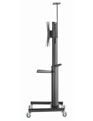 Gembird Tvs-70T-02 Aluminiowy Stojak Pod Telewizor Mobilny Z Kółkami, 37" - 70", Czarny
