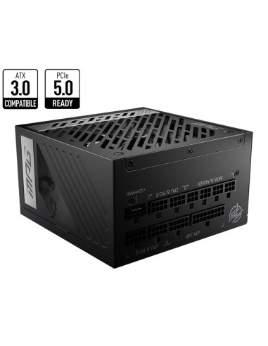 Msi Mpg A1000G Pcie5 Moduł Zasilaczy 1000 W 20+4 Pin Atx Atx Czarny
