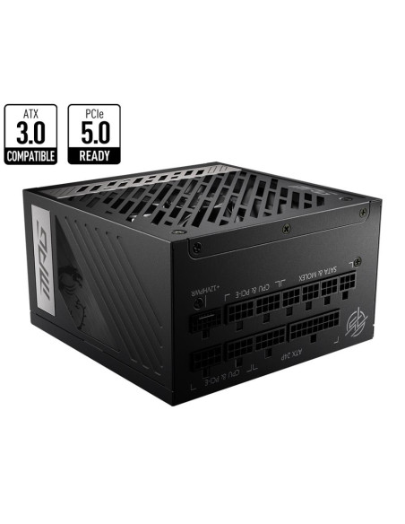 Msi Mpg A1000G Pcie5 Moduł Zasilaczy 1000 W 20+4 Pin Atx Atx Czarny