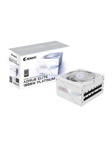 Zasilacz Gigabyte Aorus Elite P1000W 80+ Platinum Modular Pcie 5.0 Ice (Gp-Ae1000Pm Pg5 Ice)
