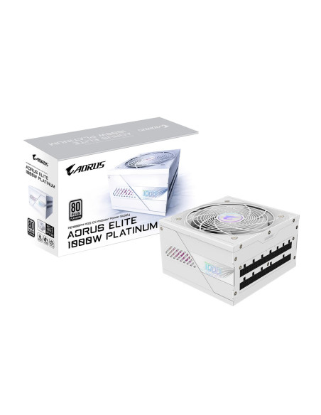Zasilacz Gigabyte Aorus Elite P1000W 80+ Platinum Modular Pcie 5.0 Ice (Gp-Ae1000Pm Pg5 Ice)