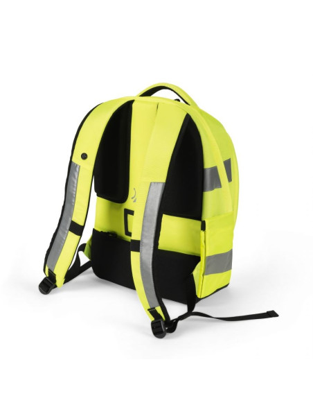 Dicota Hi-Vis Plecak Żółty Poli(Tereftalan Etylenu) (Pet), Termoplastyczne Elastomery Poliuretanowe (Tpu)