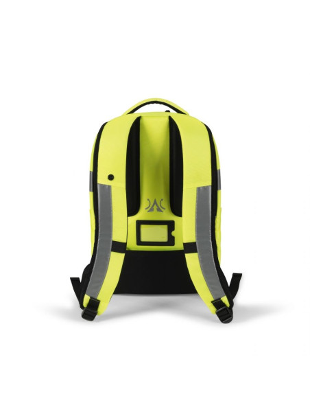 Dicota Hi-Vis Plecak Żółty Poli(Tereftalan Etylenu) (Pet), Termoplastyczne Elastomery Poliuretanowe (Tpu)