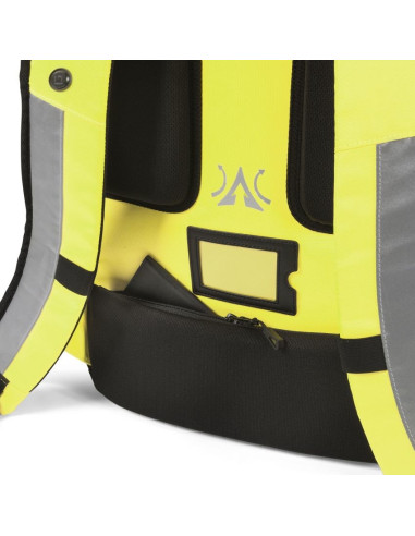 Dicota Hi-Vis Plecak Żółty Poli(Tereftalan Etylenu) (Pet), Termoplastyczne Elastomery Poliuretanowe (Tpu)