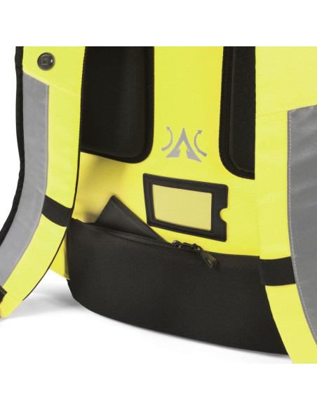 Dicota Hi-Vis Plecak Żółty Poli(Tereftalan Etylenu) (Pet), Termoplastyczne Elastomery Poliuretanowe (Tpu)