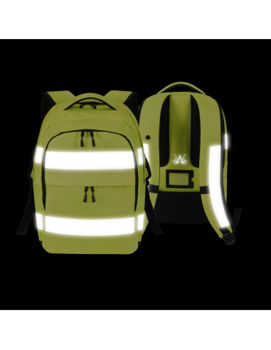 Dicota Hi-Vis Plecak Żółty Poli(Tereftalan Etylenu) (Pet), Termoplastyczne Elastomery Poliuretanowe (Tpu)