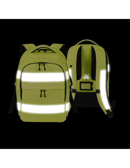 Dicota Hi-Vis Plecak Żółty Poli(Tereftalan Etylenu) (Pet), Termoplastyczne Elastomery Poliuretanowe (Tpu)