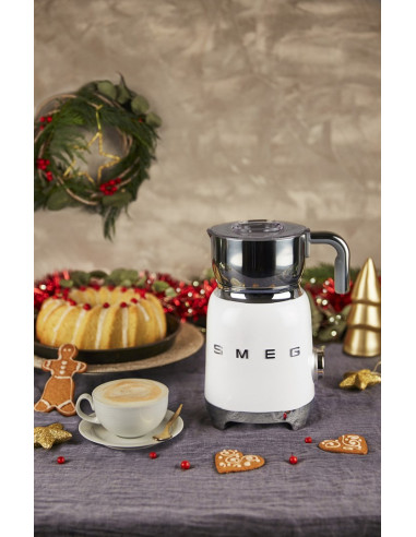 Smeg Mff11Wheu Spieniacz / Podgrzewacz Do Mleka Automatyczny Spieniacz/Podgrzewacz Do Mleka Biały