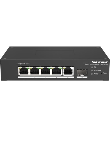 Hikvision Ds-3T1306P-Si/Hs 4 Port Fast Ethernet Smart Harsh Poe Switch