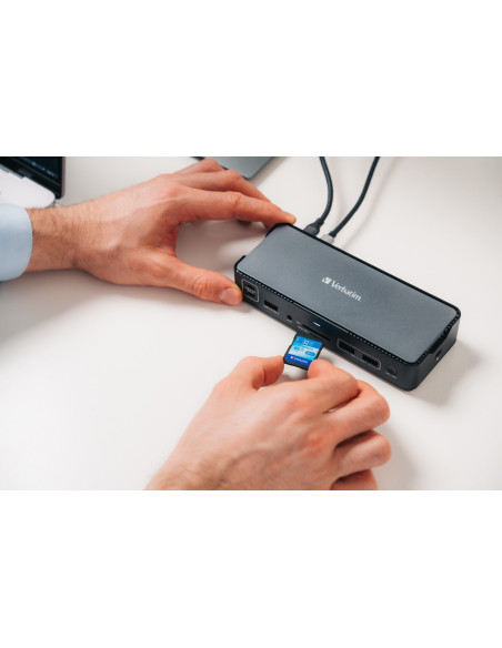 Verbatim Cds-15 Przewodowa Usb 3.2 Gen 1 (3.1 Gen 1) Type-C Czarny, Szary