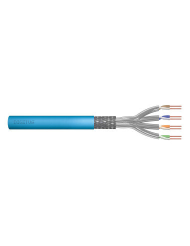 Kabel Instalacyjny Digitus Kat.6A, S/Ftp, Eca, Awg 23/1, Lsoh, 100M, Niebieski