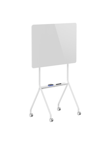 Mobilna Tablica Suchościeralna Ergo Office, Orientacja Pozioma, Biała, Jednostronna, Z Półką, Wymiary Tablicy 1190X790Mm, Er-306
