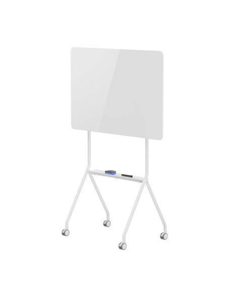 Mobilna Tablica Suchościeralna Ergo Office, Orientacja Pozioma, Biała, Jednostronna, Z Półką, Wymiary Tablicy 1190X790Mm, Er-306