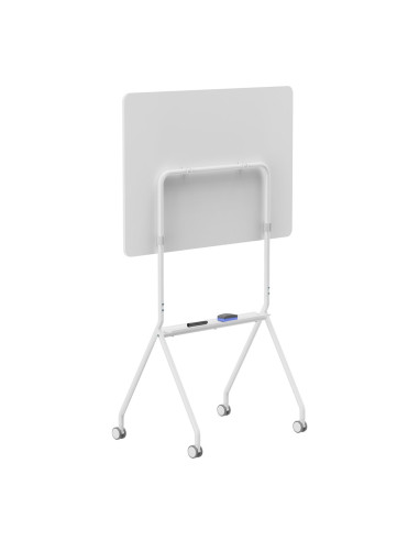 Mobilna Tablica Suchościeralna Ergo Office, Orientacja Pozioma, Biała, Jednostronna, Z Półką, Wymiary Tablicy 1190X790Mm, Er-306