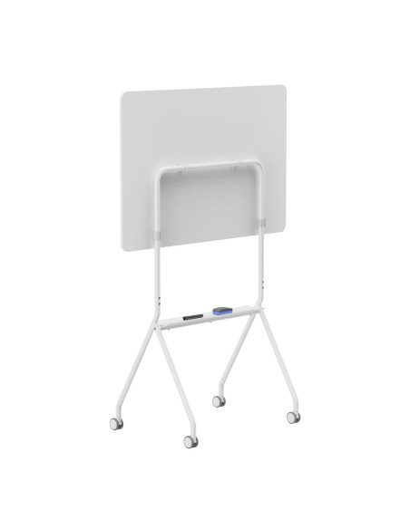 Mobilna Tablica Suchościeralna Ergo Office, Orientacja Pozioma, Biała, Jednostronna, Z Półką, Wymiary Tablicy 1190X790Mm, Er-306