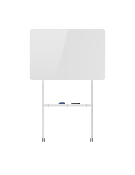 Mobilna Tablica Suchościeralna Ergo Office, Orientacja Pozioma, Biała, Jednostronna, Z Półką, Wymiary Tablicy 1190X790Mm, Er-306